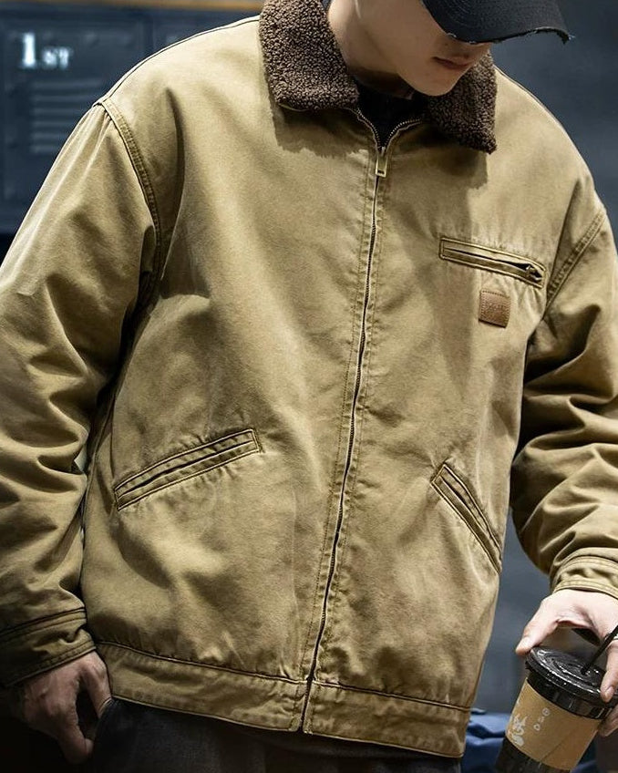 ラスクルーセス 裏ボア ウォームワークジャケット 2390