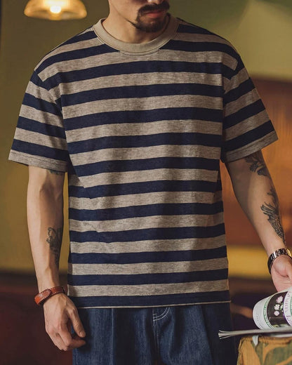 マコーム ワイドボーダーTシャツ 2657