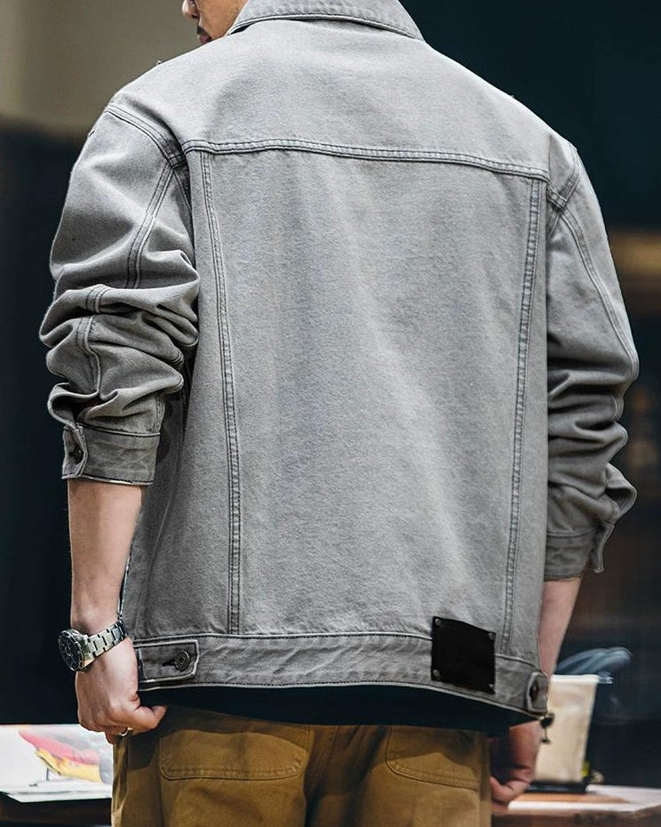 オレイサ ウォッシュグレーデニムジャケット 2338