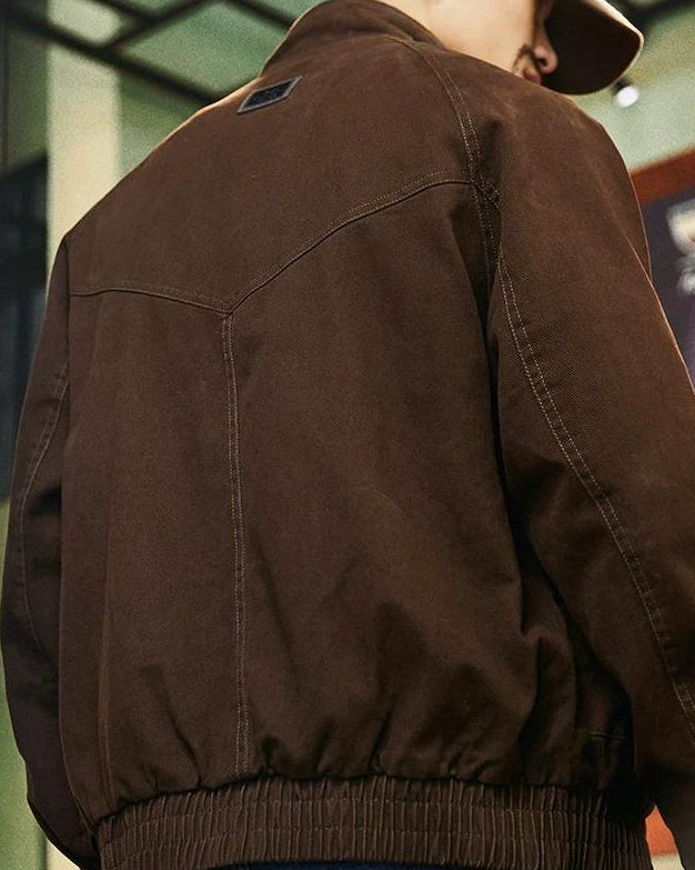 サプルパ スタンドカラーワークブルゾン 2398