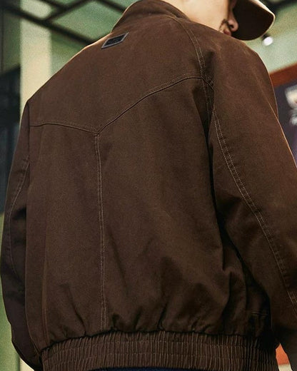 サプルパ スタンドカラーワークブルゾン 2398