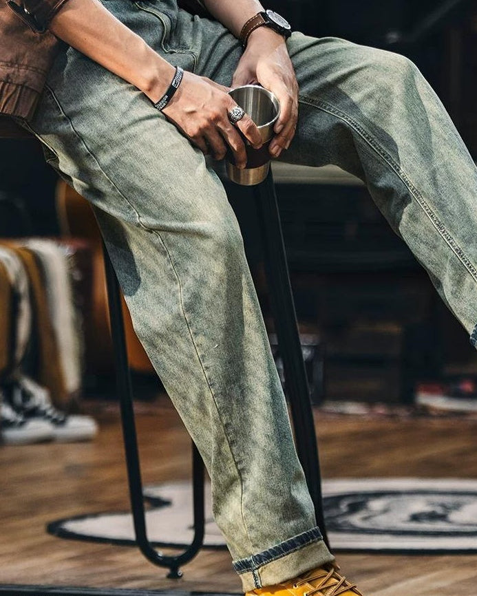 ベセル ヴィンテージエイジングストレートジーンズ 2449