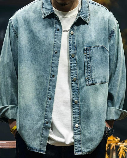 シャーロッツビル ハードフェードスナップワークシャツ 2431