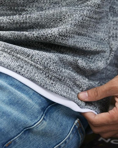 エルコ ヘザーテクスチャーニットスウェット 2321