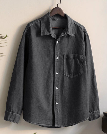 マクミンビル ストライプジャカードデニムシャツ 2520