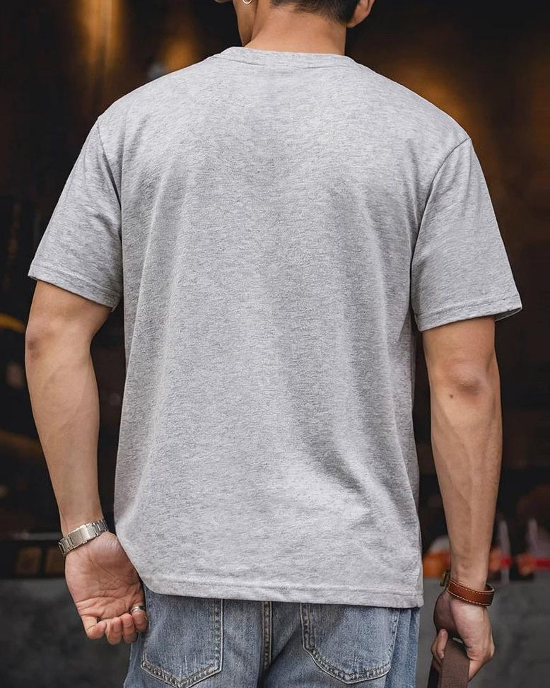 ヤキマ ベーシックヘンリーネックTシャツ 2659