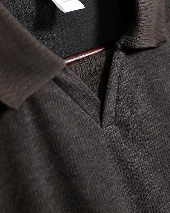トロイ スキッパーネックショートスリーブポロ 2616