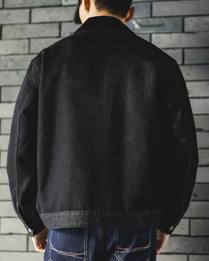 カンバーランド スプレッドカラーワークデニムブルゾン 2492