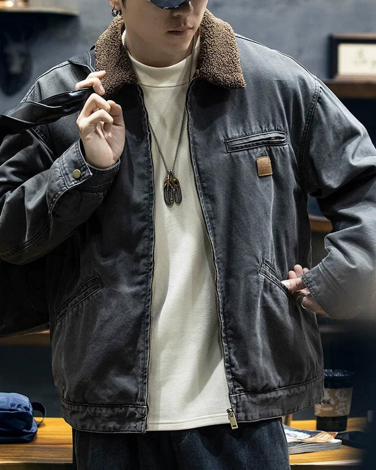 ラスクルーセス 裏ボア ウォームワークジャケット 2390