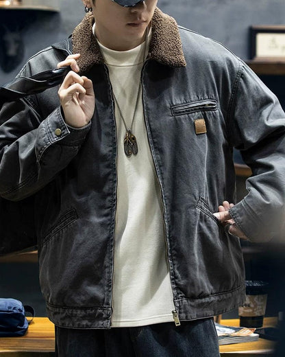 ラスクルーセス 裏ボア ウォームワークジャケット 2390