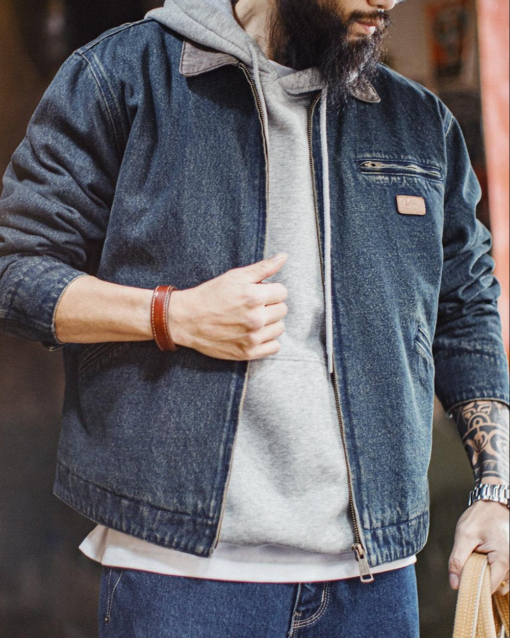 ウィリストン コントラストカラーワークブルゾン 2453