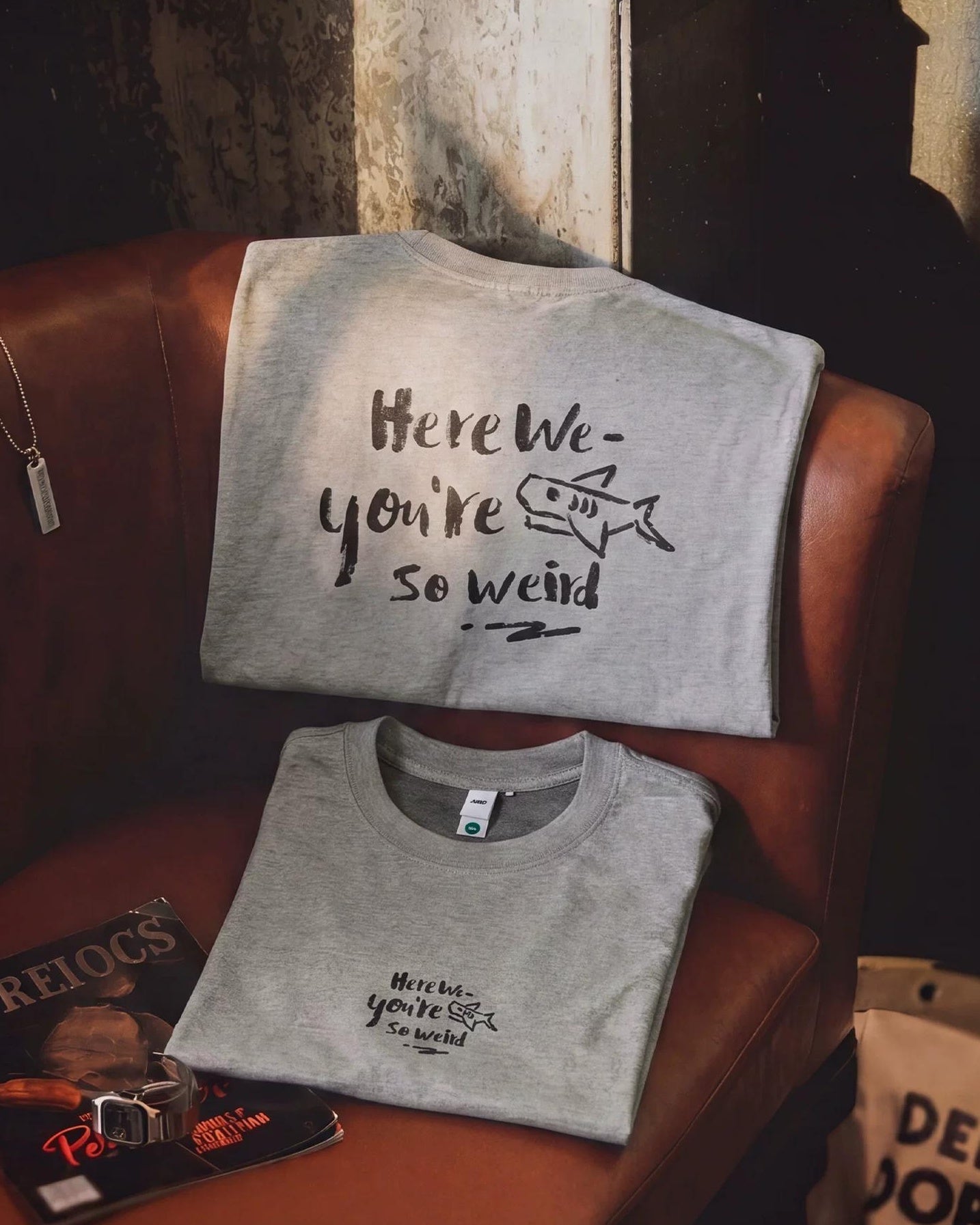 ハビランド レタードバックプリントTシャツ 2709