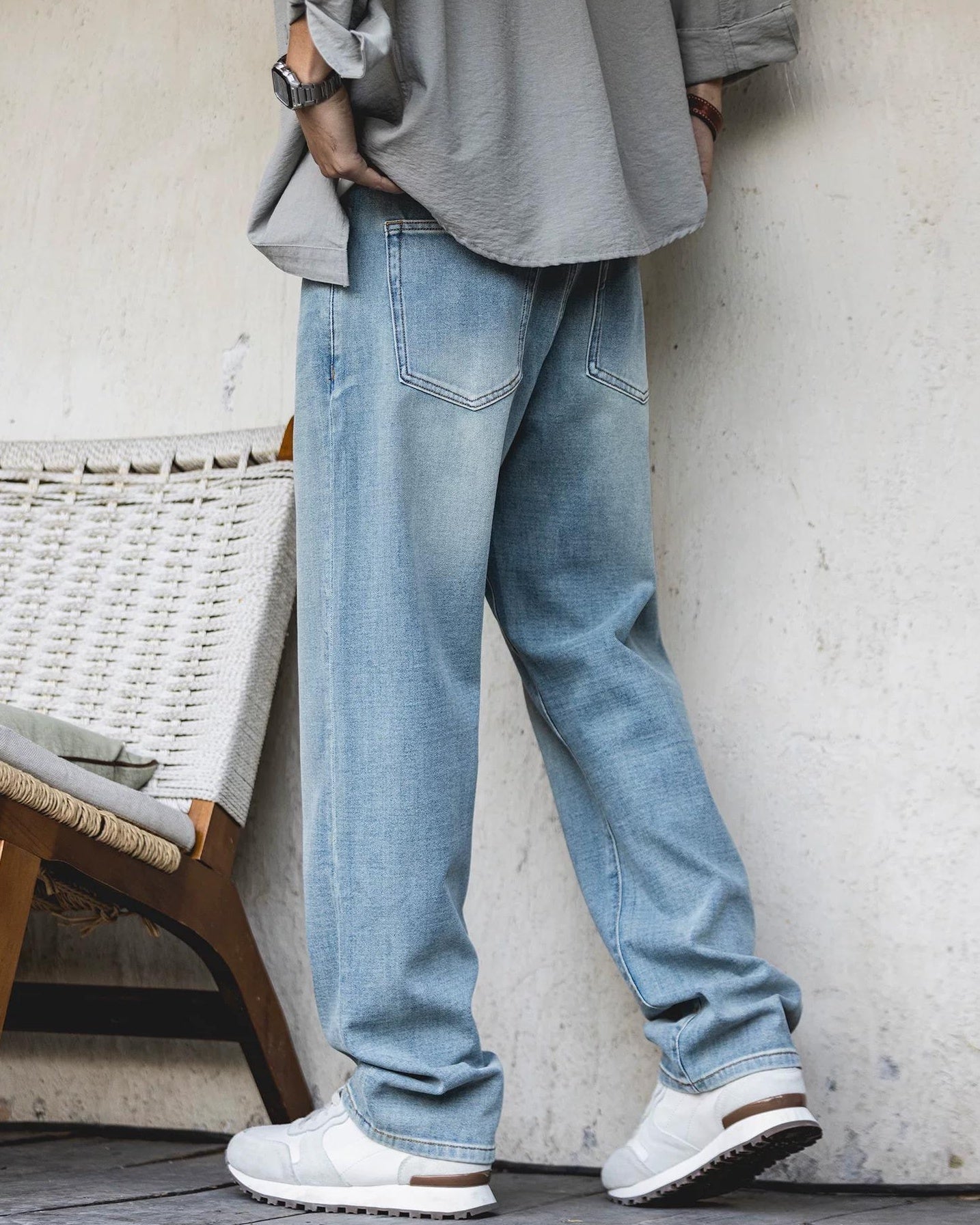 クックビル ルーズストレートデニムパンツ 2468