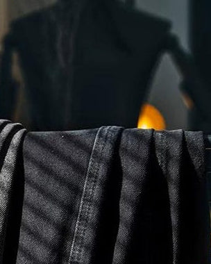 フィッチバーグ フェードブラックストレートジーンズ 2446