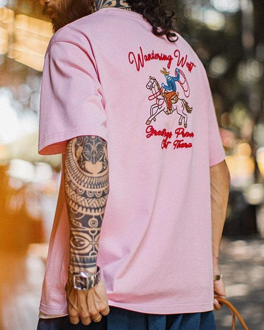フォークス ウエスタンバックグラフィックTシャツ 2783