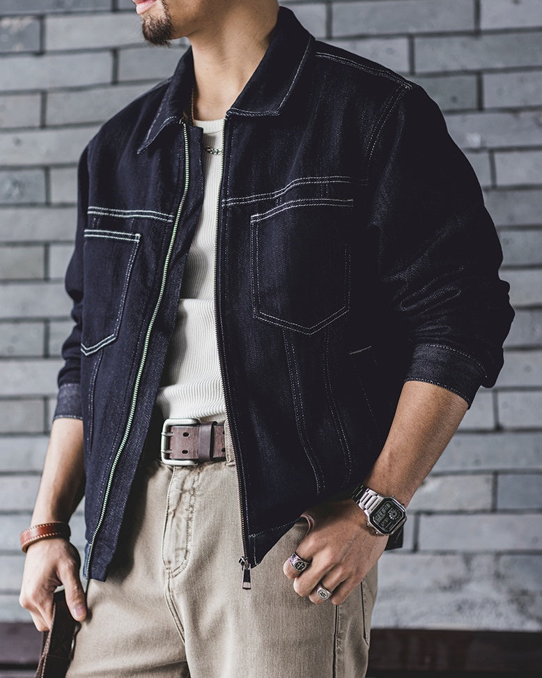 ラトランド スプレッドカラーフロントジップワークジャケット 2488