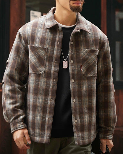 レブンワース  フランネルチェックシャツジャケット 2319