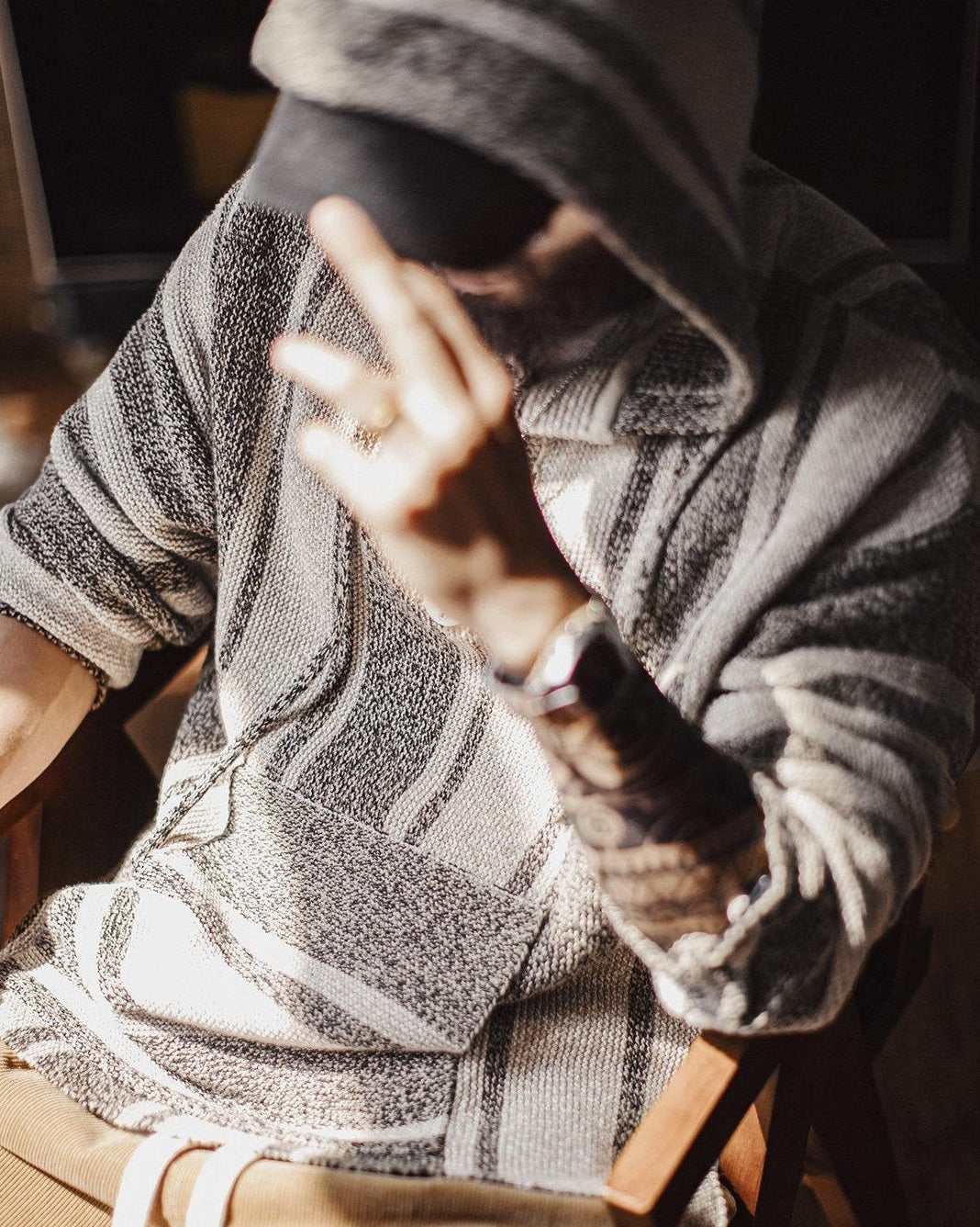 ファリボー メランジニットバハパーカ 2409