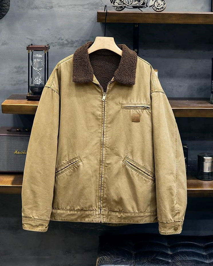 ラスクルーセス 裏ボア ウォームワークジャケット 2390