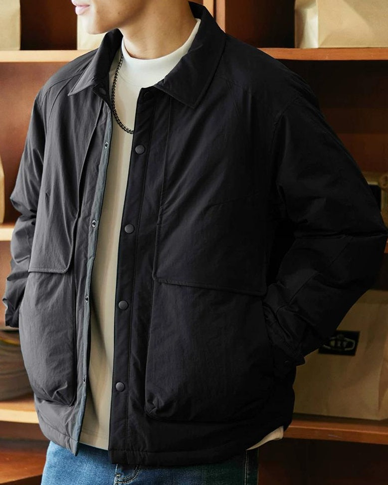 デラノ レギュラーカラーダウンブルゾン 2384