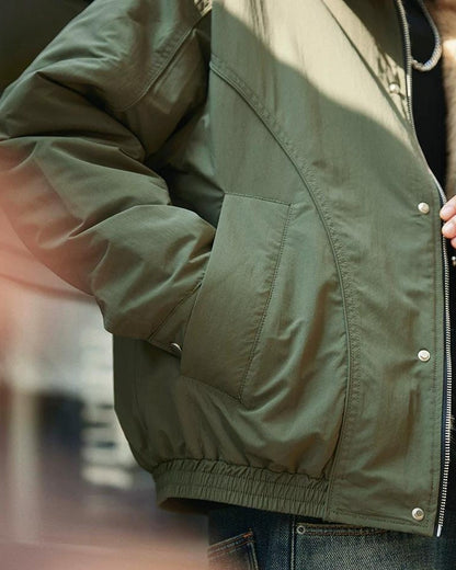 ムーアパーク ファーカラーミリタリージャケット 2383