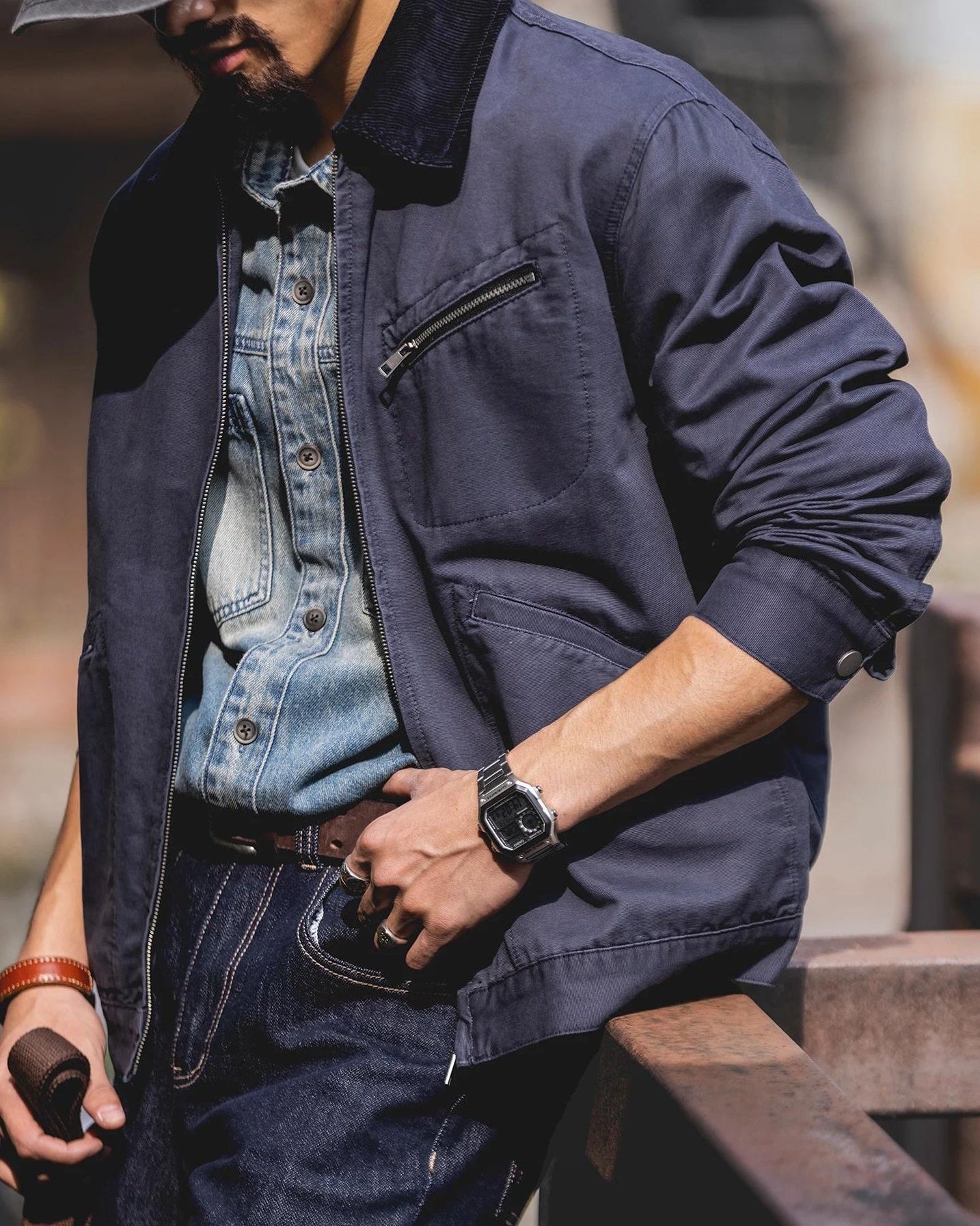 ブラトルボロ コーデュロイカラーデッキジップジャケット 2489