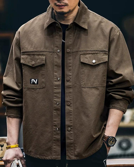 ブーイ スナップフロントワイドワークシャツ 2434