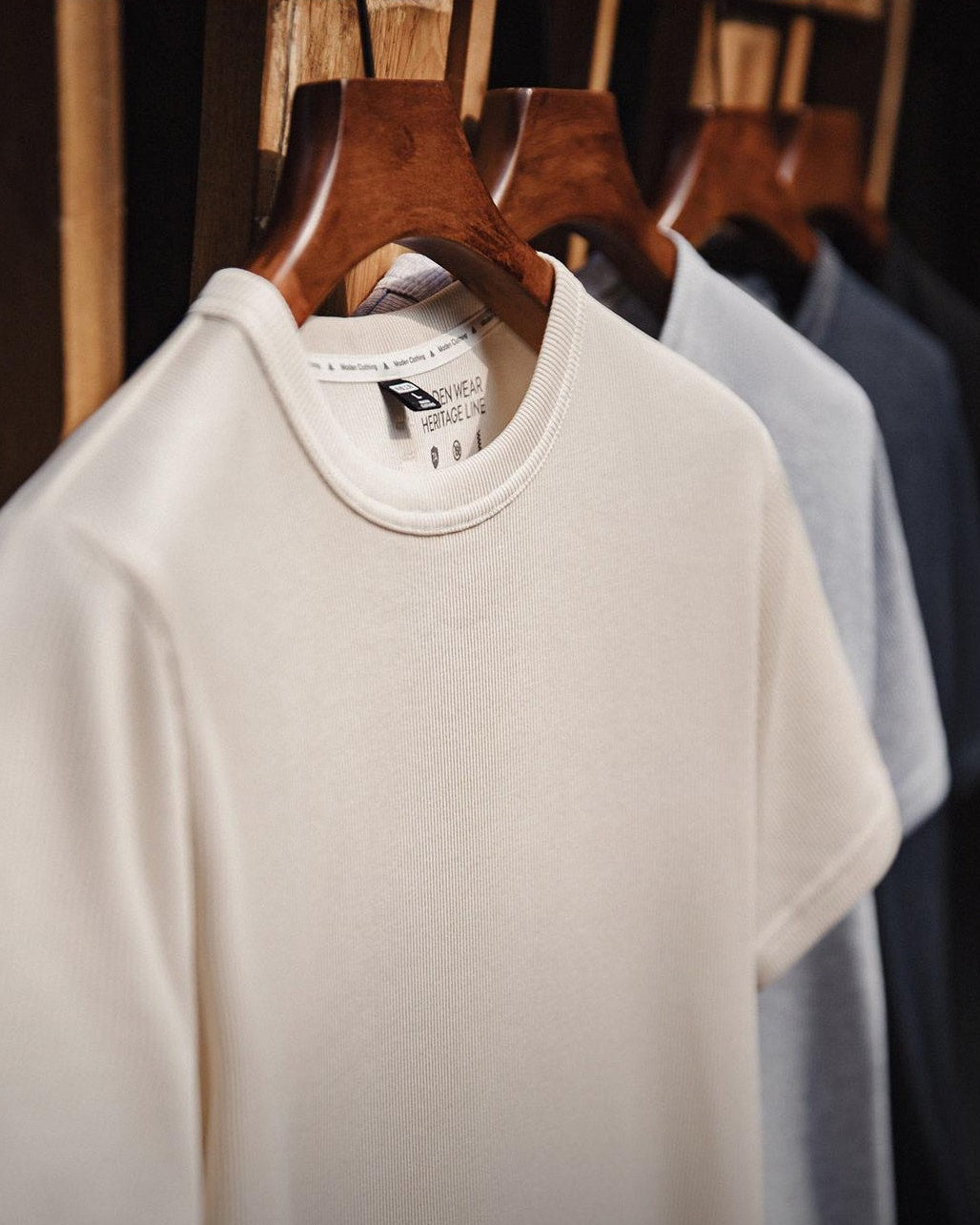 カスター リブテクスチャークルーネックトップス 2599