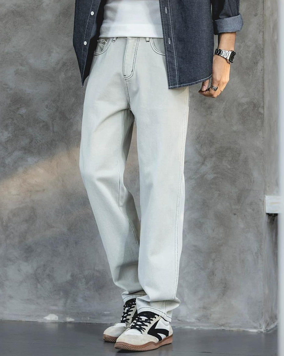 ソルドートナ ルーズストレートステッチワークパンツ 2503