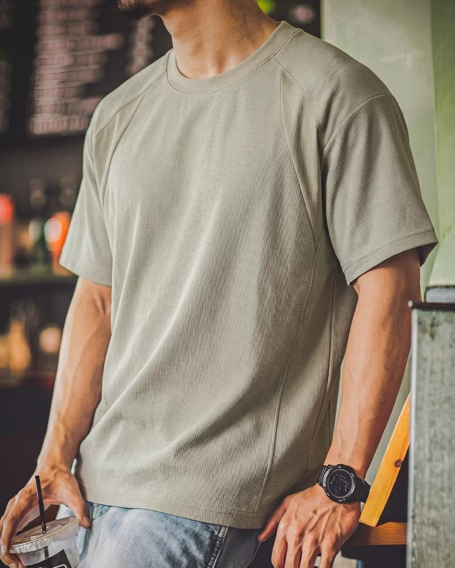 ロンセバート ラグランスリーブテクスチャーTシャツ 2764