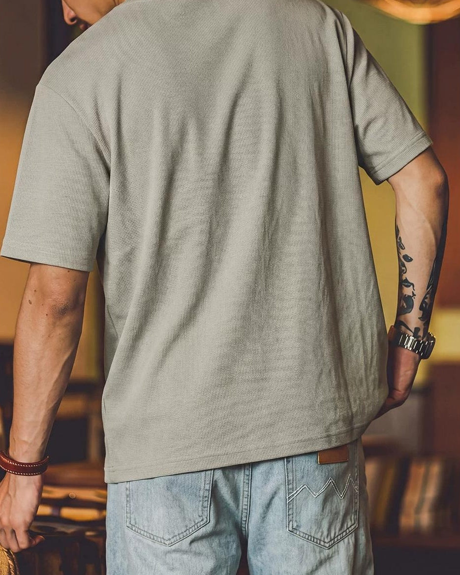 ロンセバート ラグランスリーブテクスチャーTシャツ 2764