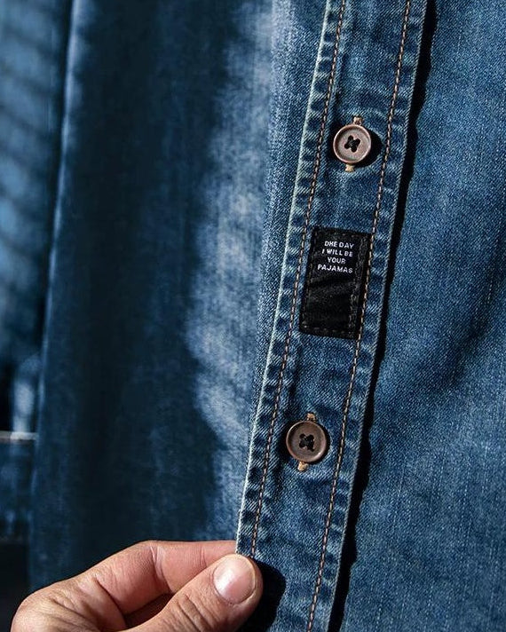 ハインズビル ビンテージウォッシュシングルポケットシャツ 2424