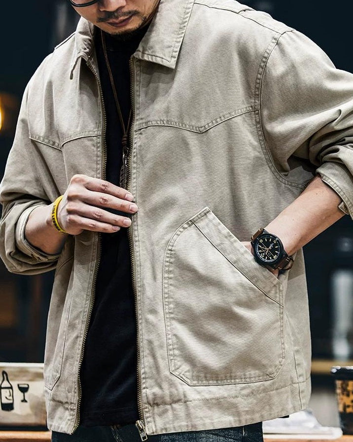 オワトナ ダックキャンバスジップワークジャケット 2408