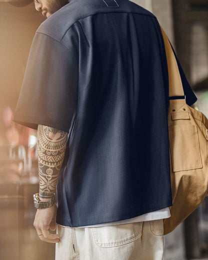 ロングビュー ライトレトロオープンカラーシャツ 2638