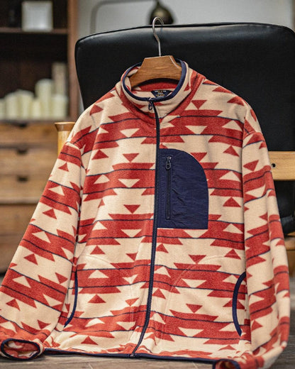 コンウェイ ネイティブ柄切替スタンドジャケット 2461