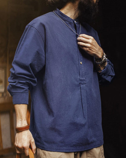 リッチフィールド スタンドカラーロングスリーブシャツ 2529