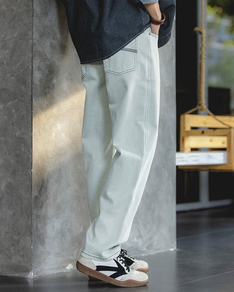 ソルドートナ ルーズストレートステッチワークパンツ 2503