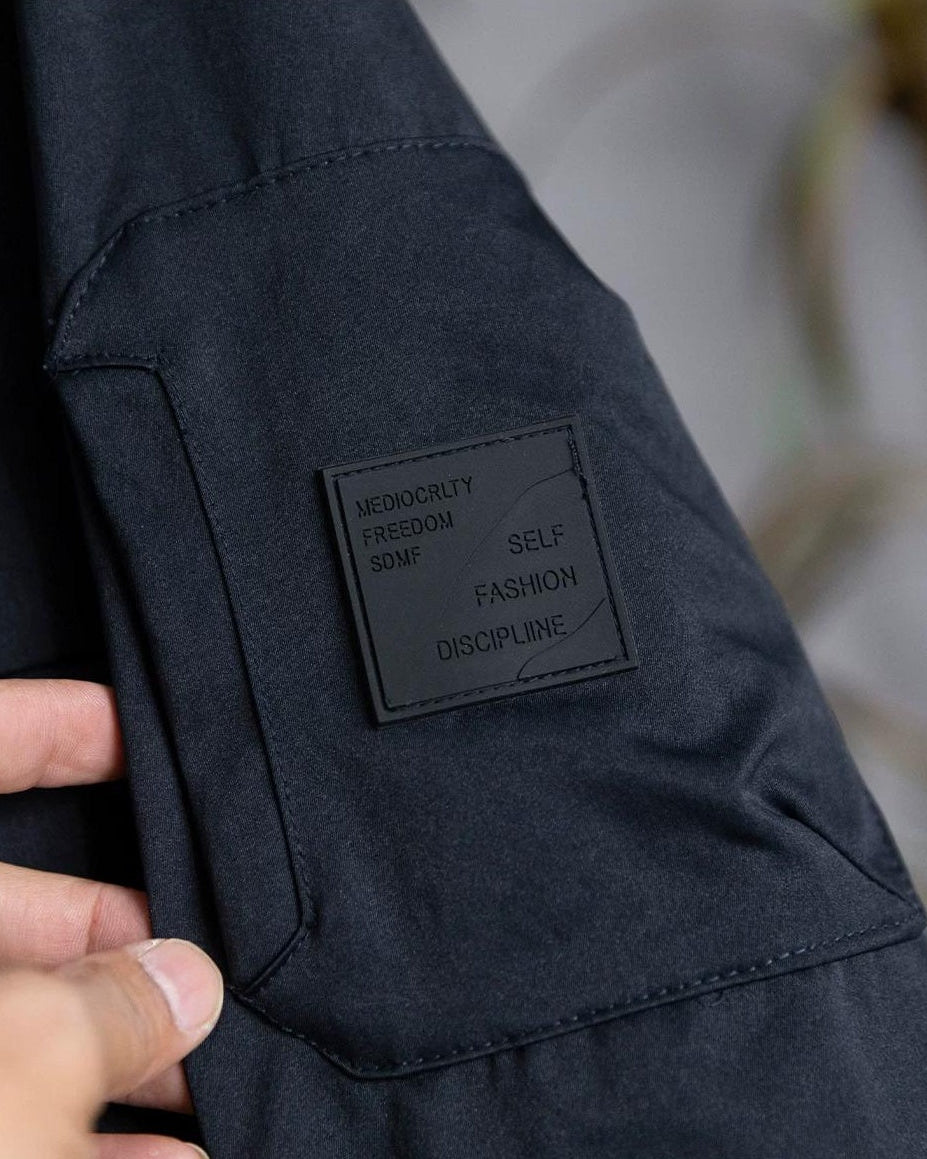 ハノーバー リブカラーラグランワークブルゾン 2487