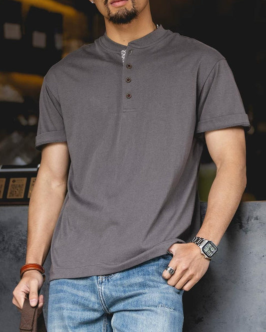 ボウリンググリーン コントラストプラケットヘンリーネック 2582