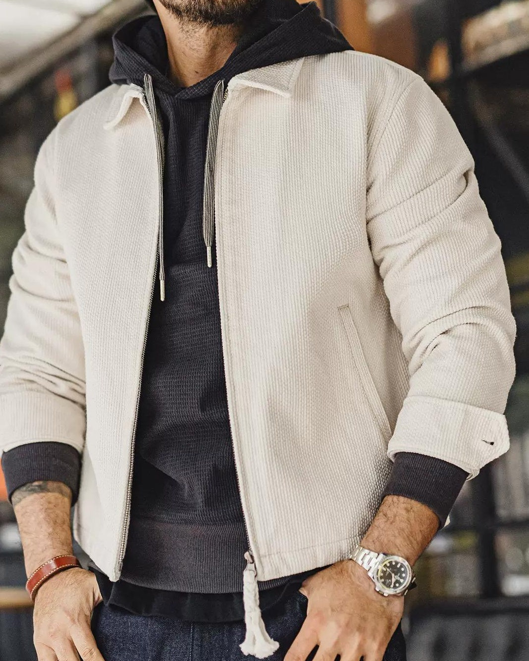 ベントンビル 立体織りジップジャケット 2460