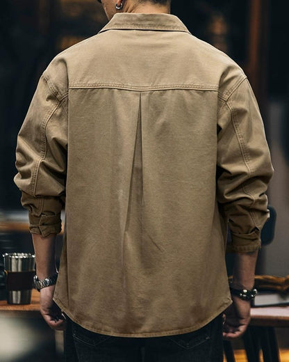 フランクフォート ダメージポケットCPOシャツジャケット 2349