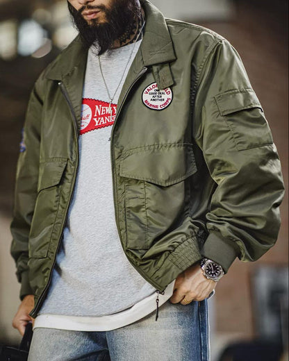 ココモ ミリタリーパッチフライトジャケット 2410