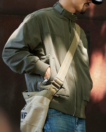 キリーン ミリタリーテイストハリントンジャケット 2329