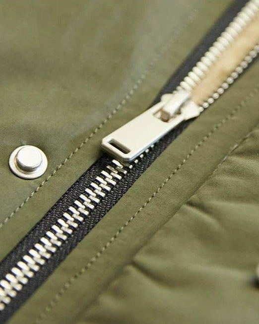 ムーアパーク ファーカラーミリタリージャケット 2383