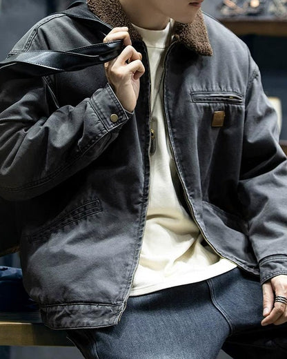 ラスクルーセス 裏ボア ウォームワークジャケット 2390