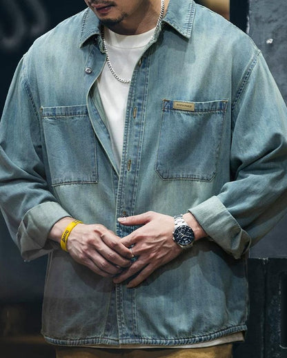 ハイポイント ライトフェードダブルポケットワークシャツ 2429