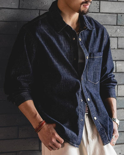 シェリダン コントラストステッチスナップワークシャツ 2478