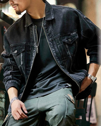 イーニッド ウォッシュドジップアップデニムジャケット 2335