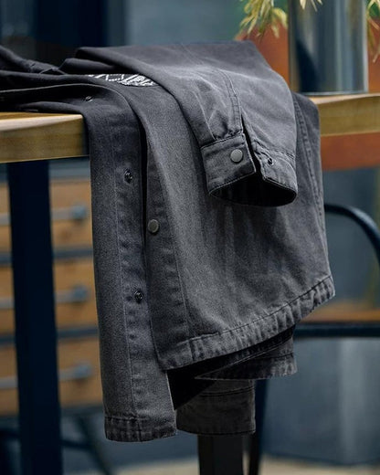 ドーバー デザインポケットグラデーションデニムシャツ 2363