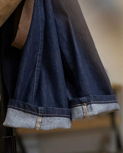 グロートン ルーズストレートバックステッチジーンズ 2442